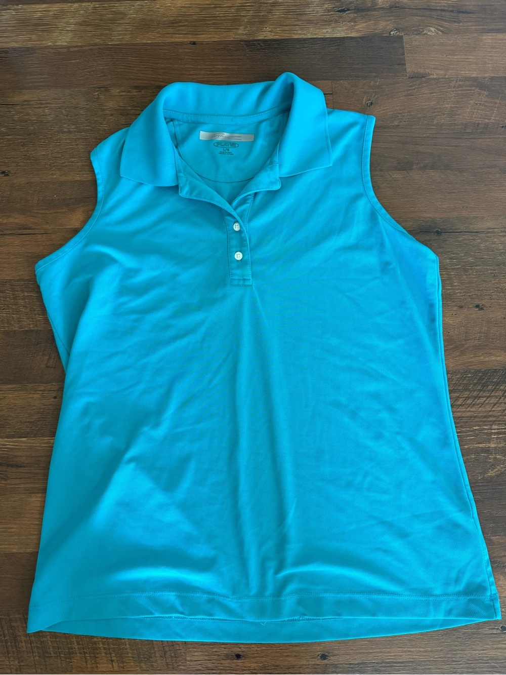 Greg Norman Collection Sleeveless Polo - Teal